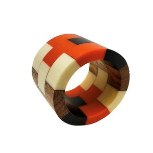 Stock du fabricant direct anneaux de serviette en laiton fabriqués à la main porte-anneaux de serviette en os le plus vendu pour la table à manger - Product Image 6