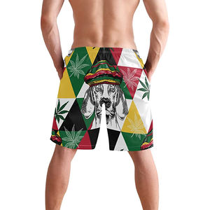 Impression par sublimation personnalisée Short de baseball classique décontracté Double maille bleu à séchage rapide avec motif solide - Product Image 3