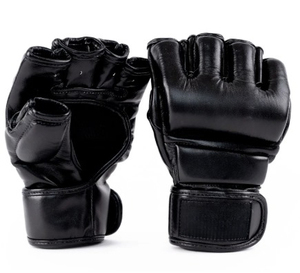 Fight Training MMA <b>Gloves</b> Professional Durable PU Material <b>Moisture</b> Wicking Hook and Loop Closure Unisex Adult Use - Product Image 4