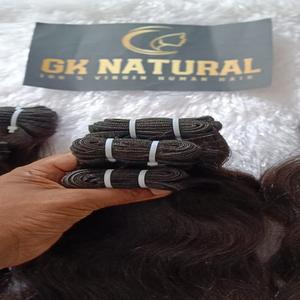 Cabello indio crudo directamente de la India Extensiones de cabello ondulado natural Cabello humano virgen Remy barato Paquetes sin procesar - Product Image 4