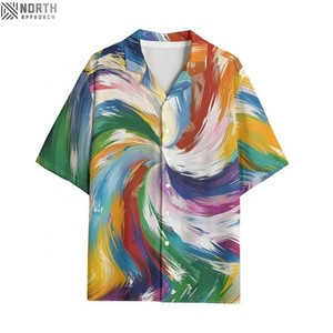 Blusas y camisas de lujo con estampado 3D de gran tamaño para mujer, Tops de oficina a la moda con solapa, Camisas de playa, ropa de moda para mujer - Product Image 1
