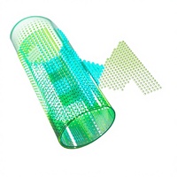 Écran LED souple P6, film LED flexible, verre intelligent transparent, affichage 1000-4000 cd, gestion des contenus à distance pour bureaux et salles d'exposition