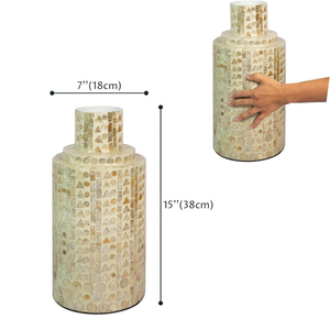 Vase de table décoratif en nacre moderne en gros vietnamien avec utilisation au sol et sur la table - Product Image 5