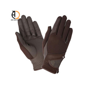 Guantes de Equitación Profesionales/Guantes de Equitación Personalizados de Cuero para Hombre - Product Image 4