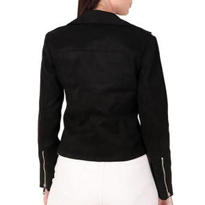 Chaquetas de Cuero Originales, Chaqueta de Motociclista de Cuero Genuino para Mujer, Precio al por Mayor, Abrigos de Cuero Estilo Italiano para Damas - Product Image 2