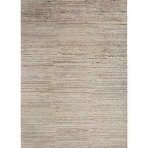 Alfombra Rectangular de Lana Afgana Tejida a Mano, Estilo Boho, con Parches de Rayas Color Marfil, Modelo Re-1487, para Sala de Estar, Pasillo u Hogar - Product Image 1