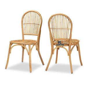 Chaise de restaurant en rotin de luxe chaises en osier fabriquées à la main le plus vendu fournisseur en gros du Vietnam - Product Image 1