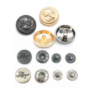 Botones de tela de aleación de zinc y latón, botones ceremoniales personalizados OEM ODM - Product Image 5