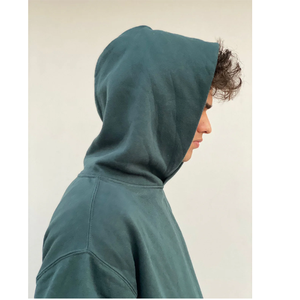 Streetwear doux poids lourd surdimensionné personnalisé hommes sweats à capuche athlétiques personnalisés avec grande poche avant - Product Image 3