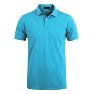 เสื้อโปโลระบายอากาศได้ดีสำหรับผู้ชายเสื้อโปโลผ้าฝ้าย100% ดำระบายอากาศได้ดีดีไซน์ใหม่จากโรงงาน - Product Image 2