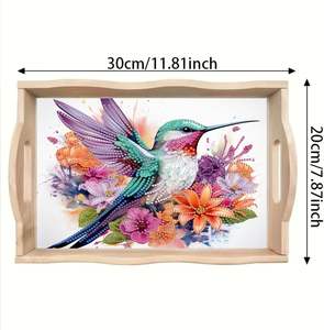 Bandeja de Madera para Servir, Hecha a Mano, Tradicional, con Diseño Artístico, de Alta Calidad, para Bodas, Suministro al por Mayor - Product Image 2