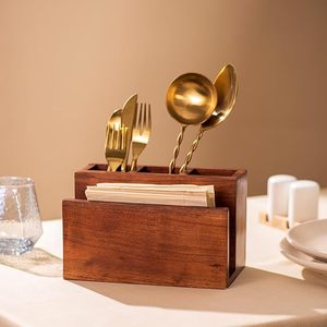 Porte-mouchoirs en bois fabriqué à la main écologique pour la salle à manger avec polissage lisse parfait pour la présentation au restaurant de luxe - Product Image 1