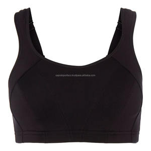 Venta al por mayor Fitness Nueva llegada Mujeres Ajustable Correa de hombro Sujetador deportivo de alta elasticidad Gimnasio Top Bra Mujeres Entrenamiento - Product Image 4