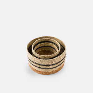 Natural Seagrass Round Storage <b>Basket</b> Box Set <b>With</b> <b>Lid</b> Eco Friendly Decorative <b>Basket</b> For Home Organizer - Product Image 3