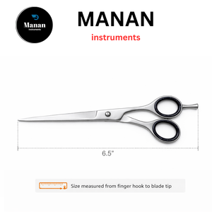 Tijeras de Peluquería Profesionales de Acero Inoxidable para Diestros con Mango Mediano MANAN INSTRUMENTS MI-HDS-2101 - Product Image 2