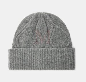 หมวกบีนนี่ขนแกะถักแบบพรีเมียมสำหรับ2024หมวกผ้าฝ้ายถักด้วยมือคุณภาพสูงดีไซน์ตามสั่งสำหรับฤดูหนาว - Product Image 5