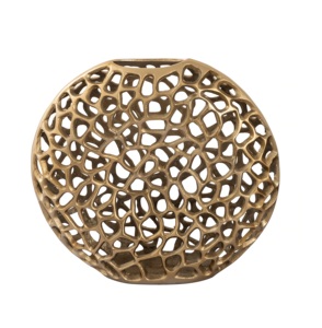 Jarrón de Metal de diseño moderno de alta calidad, superventas, decoración del hogar y mesa para dormitorio, sala de estar, uso de boda. - Product Image 2