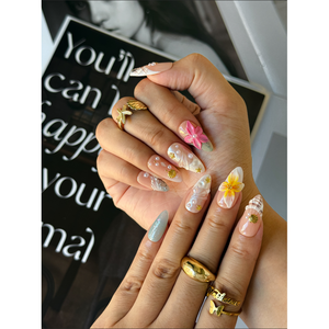 Uñas Postizas Island Glow, Añade una Belleza Luminosa a tus Dedos - Product Image 4