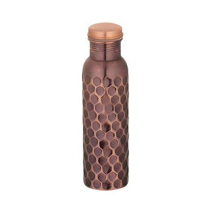 Meilleure bouteille d'eau en cuivre avec couvercle Type de pressage Party Ready Finition élégante pour la maison et le bureau par Saniya Handicraft - Product Image 2