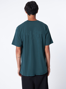 Camiseta de Manga Corta para Hombre, Cuello Redondo, Color Sólido, Estilo Casual, 100% Algodón Jersey, Corte Holgado - Product Image 2