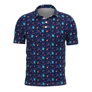 Polo en coton de haute qualité pour hommes, respirant, à manches courtes, design personnalisé OEM, imprimé par sublimation, vente en gros différente - Product Image 6