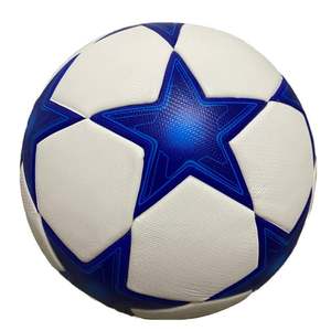Ballon de football officiel de taille 5, fabriqué par un fabricant de haute qualité, en cuir écologique, PVC, PU, cousu, personnalisé pour les matchs sportifs - Product Image 3