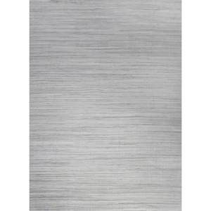 Basis Grey Black Handmade Wool <b>Rugs</b> Classic Striped Design for Home <b>Boho</b> Jacquard Technique 10mm Rectangular Hallway for - Product Image 1
