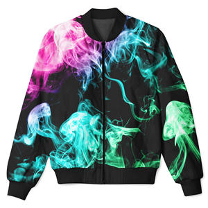 OEM Custom Logo Winter Canvas Varsity <b>Jacket</b> with Embroidery Windproof Design-Men's Long Sleeve - Product Image 1