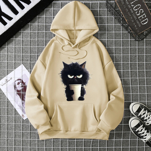 2025 hiver nouveau sweat à capuche femme style High Street Double poches sweats vêtements d'extérieur grande taille femmes vêtements - Product Image 1