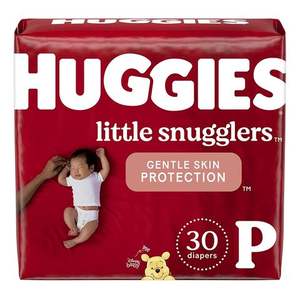 Couches pour bébés Huggies Little Snugglers, taille 1 (8-14 livres), 84 ct - Product Image 2