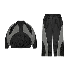 Nuevo Conjunto de Chándal de Poliéster para Hombre, Personalización Completa, Chándales Cortavientos al por Mayor, Conjunto de Chaqueta y Pantalones - Product Image 1