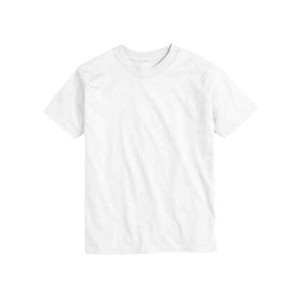 เสื้อยืดแขนสั้นผ้าฝ้าย 100% หนานุ่ม พิมพ์ลายโลโก้ด้านหน้าด้วยระบบดิจิทัล ป้องกันรอยยับ สไตล์ลำลอง - Product Image 2