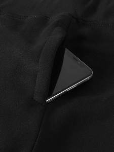 กางเกงวิ่งขาสั้นผ้าฟลีซสำหรับผู้ชายกางเกงขาสั้นผ้าคอตตอนไซส์ใหญ่พิเศษ - Product Image 6