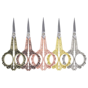 Nouvel arrivage de ciseaux à cuticules ciseaux à ongles manucure pour ongles 2 pièces professionnel nez cils sourcils outils de maquillage incurvés - Product Image 3
