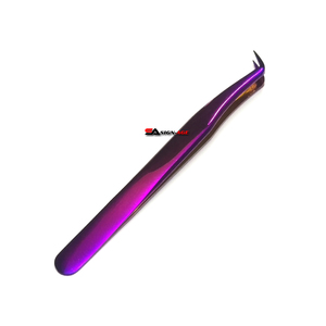 Pince à cils violette avec logo personnalisé, vente en gros - Product Image 1