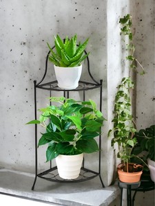 Meilleure vente support de jardinière noir en métal fait main de luxe pour restaurant hôtel au prix de gros - Product Image 3