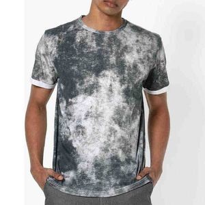Meilleure qualité vente chaude Outclass Acid Wash T-shirt Logo personnalisé-Design & Color Men Acid Wash T-shirt - Product Image 1