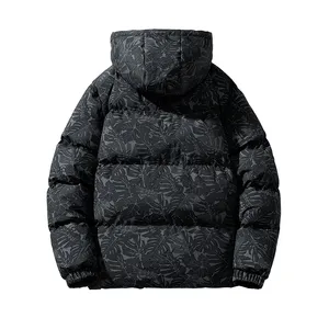 Custom High Quality <b>Thick</b> Warm Winter Soft Shell Breathable Zipper Turtleneck Collar Outdoor Jacket for Men Casual - Product Image 3