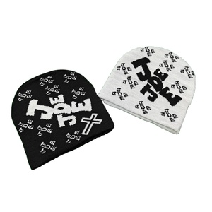 2026 Wholesale Custom High Quality Acrylic Knit Breathable Waterproof Adjustable Beanie <b>Caps</b> <b>Winter</b> Warm Men Women - Product Image 1