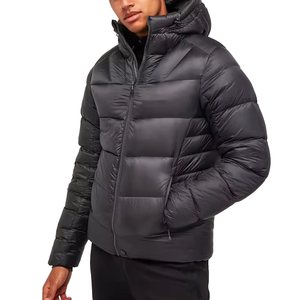 Vente en gros de manteau de duvet d'hiver à impression OEM avec logo personnalisé veste à bulles pour hommes vestes et manteaux d'extérieur de grande taille pour hommes - Product Image 1