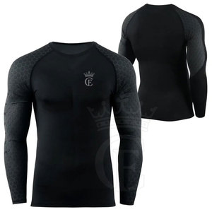 Vente en gros Meilleur prix de vente Fabricant de protection contre les éruptions cutanées personnalisé Bonne performance Imprimé Rash Guard - Product Image 3