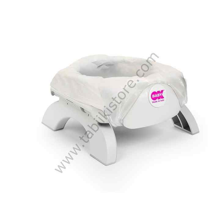 OkBaby Roady Foldable Seat & Toilet Adapter / White