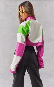 Chaqueta de carreras de motos desmontable de primavera con falda conjunto de separación mujeres Vintage Motor otoño abrigo - Product Image 4