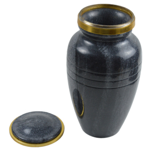 A Gold <b>Head</b> Design Memorial Urns Home Decor Design With Cremation Urns Is Finished in Natural Design - Product Image 2