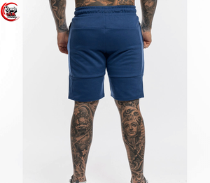 Pantalones cortos personalizables de algodón 100% para hombre, malla transpirable con estampado de logotipo personalizado, patrón sólido de verano, cierre de cintura elástica - Product Image 5