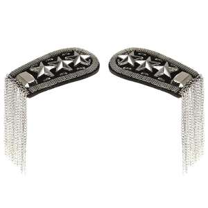 เครื่องหมายติดไหล่เครื่องแบบนายทหารเรือหลวงคุณภาพสูง ทำด้วยมือ ปักด้วยด้ายทอง - Product Image 4