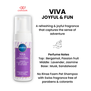 Champú para Mascotas en Espuma Sin Enjuague Pawlene Viva de 150 ml de Marca Confiable, con Fragancia Suiza, Conveniente y Sin Agua - Product Image 3