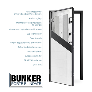 THERMOENERGY RC3: Porte de sécurité en acier galvanisé avec ISCHIA panneau PVC extérieur Utilisation de sécurité certifiée pour appartement - Product Image 4