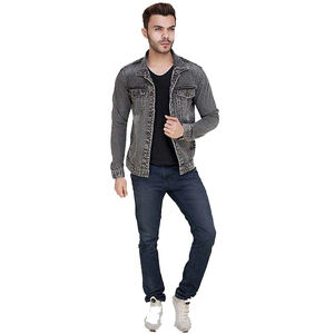 Vente en gros de qualité supérieure Nouveau style de veste pour hommes de haute qualité Street Casual Jeans Jacket à vendre - Product Image 5