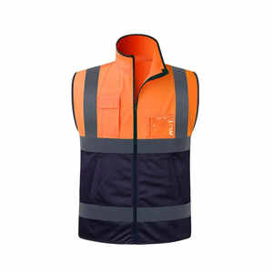 Lightweight Protective Anti <b>Stab</b> Hi Vis Construction Work Green Orange Cotton Safety <b>Vest</b> Clothing High Quality - Product Image 6
